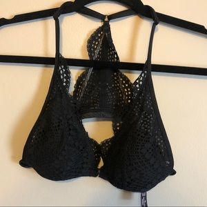 Body by Victoria Black Lace Bralette M
